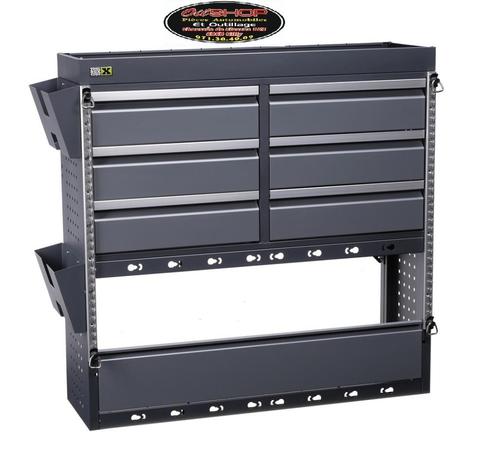 Armoire encastrable universelle pour fourgon 6 tiroirs, Huis en Inrichting, Kasten | Ladekasten, Nieuw, Overige houtsoorten, Metaal