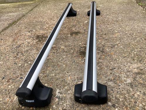 Thule aluminium dakdragers 127cm, Auto diversen, Dakdragers, Zo goed als nieuw, Ophalen