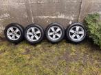 Bridgestone winterbanden 225/55 R16 + velgen voor audi A4, Auto-onderdelen, Banden en Velgen, Ophalen, Gebruikt, 16 inch, Banden en Velgen