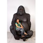 Statue Gorille à dos argenté – Séance photo – Hauteur 250 cm
