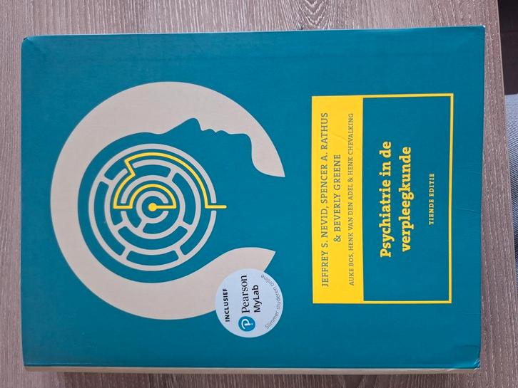 Psychiatrie in de verpleegkunde, 10e editie met MyLab NL toe, Boeken, Schoolboeken, Zo goed als nieuw, Nederlands, Ophalen of Verzenden