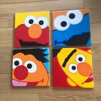 4 nieuwe canvas Sesamstraat, Kinderen en Baby's, Ophalen of Verzenden, Zo goed als nieuw