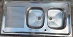 Évier en inox, Bricolage & Construction, Enlèvement, Utilisé, Inox
