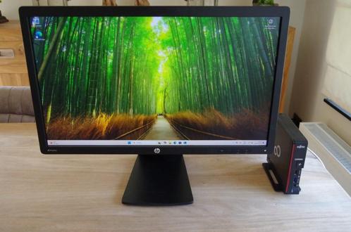 Fujitsu Esprimo G558 + HP Z-Display Z23i, Computers en Software, Desktop Pc's, Gebruikt, 2 tot 3 Ghz, SSD, 8 GB, Met monitor, Ophalen