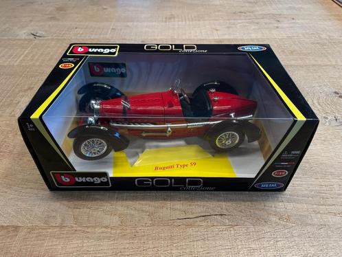 Bugatti Type 59 1:18 Burago - Nieuw in doos, Hobby en Vrije tijd, Modelauto's | 1:18, Nieuw, Auto, Burago, Ophalen of Verzenden
