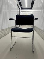 4 prachtige vintage stoelen, Huis en Inrichting, Stoelen, Ophalen, Blauw, Vintage, Zo goed als nieuw