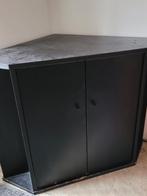 Tv-meubel of ander zwart hoekmeubel met internetkabelaanslui, Huis en Inrichting, Kasten | Overige, Zo goed als nieuw, Ophalen