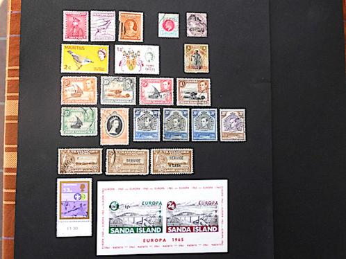 UK : Britse koloniën en deelgebieden 35 postzegels, Postzegels en Munten, Postzegels | Europa | UK, Ophalen of Verzenden
