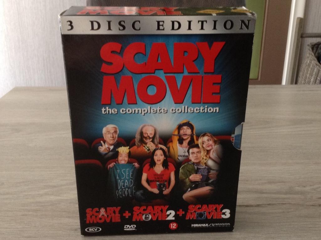 Scary Movie the complete collection DVD box, Cd's en Dvd's, Dvd's | Komedie, Zo goed als nieuw, Overige genres, Boxset, Vanaf 12 jaar