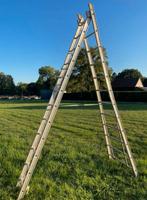 Dubbele ladders, Doe-het-zelf en Bouw, Bouwliften, Ophalen, Zo goed als nieuw