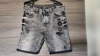 Heren jeans short maat 34, Ophalen, Gedragen, Grijs, W33 - W34 (confectie 48/50)