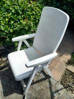 4 chaises de jardin blanches, Jardin & Terrasse, Chaises de jardin, Plastique, Enlèvement, Utilisé