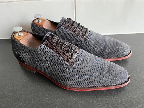 Floris van Bommel herenscohenen maat 8 / 42, Kleding | Heren, Schoenen, Zo goed als nieuw, Veterschoenen, Overige kleuren, Ophalen of Verzenden