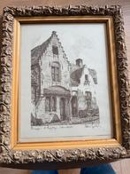 Pentekening Albert Goethals- Brugge- De engeltjes, Ophalen