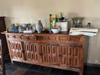 rustieke eetkamer in massief hout, Ophalen, Gebruikt, Rustiek, 6 tot 8 stoelen