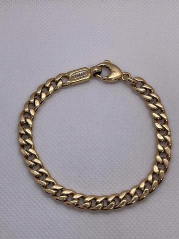 18 karaat zwaar heren armband  beschikbaar voor biedingen
