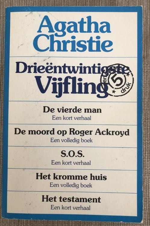 Agatha Christie – Drieëntwintigste Vijfling (5 in 1 bundel), Boeken, Detectives, Ophalen of Verzenden