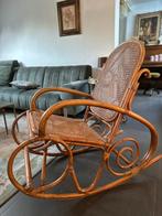 Retro rotan schommelstoel – vintage boho jaren 70, Antiek en Kunst, Ophalen