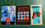 Lot 3x stickers Vespa Piaggio, Ophalen of Verzenden