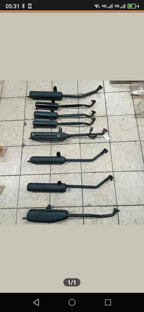 Uitlaten Piaggio ciao si bravo, Autos : Pièces & Accessoires, Habitacle & Garnissage, Enlèvement ou Envoi