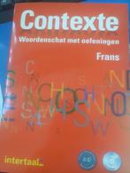 Contexte Woordenschat met oefeningen Frans, Livres, Livres d'étude & Cours, Comme neuf, Tschirner E., Enlèvement ou Envoi