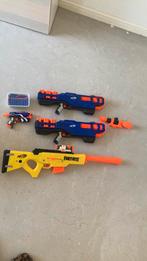 Nerf geweren met toebehoren, Ophalen, Zo goed als nieuw