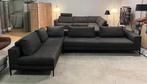 TBE Design on Stock Aikon canapé d’angle anthracite, 150 cm ou plus, Quatre personnes ou plus, Comme neuf, Bankstel Bank Zetels Sofa Hoekbank Design bank