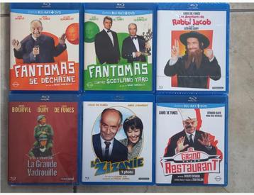 divers blu ray louis de funes état neuf 5€ pièce beschikbaar voor biedingen