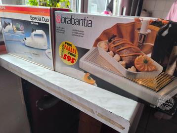 Brabantia schotelverwarmer Krups vleessnijder beschikbaar voor biedingen