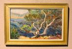 Olieverfpaneeltje uit 1920, Antiek en Kunst, Kunst | Schilderijen | Klassiek, Ophalen of Verzenden