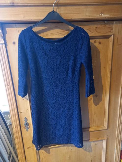 Mooie casual chique jurk, Kleding | Dames, Gelegenheidskleding, Gedragen, Blauw, Ophalen of Verzenden