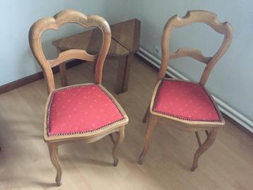 2 chaises Louis Philippe