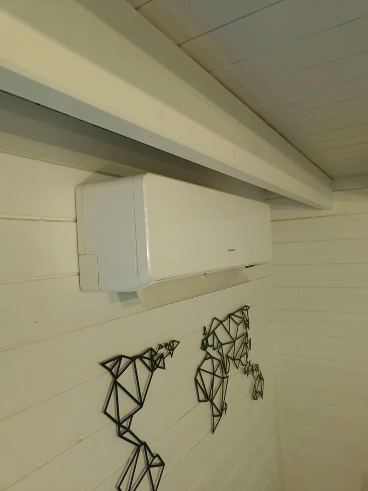 SPLIT SET WAND AIRCO, Elektronische apparatuur, Airco's, Zo goed als nieuw, Wandairco, 60 tot 100 m³, Koelen en Ontvochtigen, Verwarmen