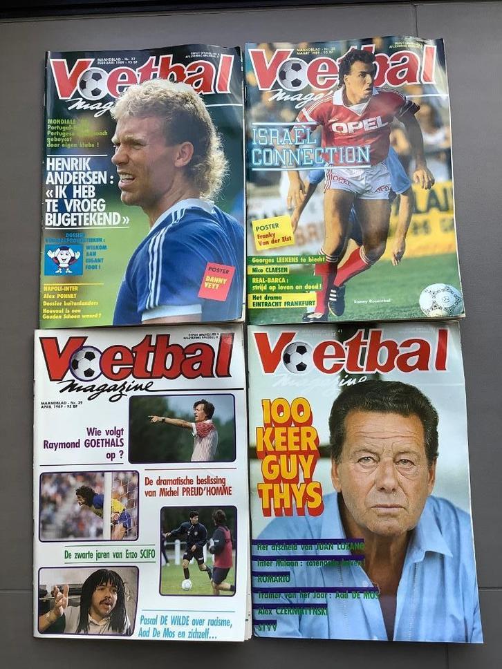 Voetbal Magazines 1989, Verzamelen, Sportartikelen en Voetbal, Gebruikt, Boek of Tijdschrift, Ophalen of Verzenden