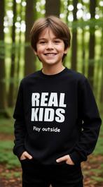 Sweatshirt REAL KIDS 'Play outside', Enfants & Bébés, Enlèvement ou Envoi, Neuf, Vdmfashion.be, Garçon ou Fille