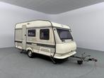 Hobby Classic 420 TM Voortent Fietsendrager Serviceluik, Vast bed, Hobby, Treinzit, 4 tot 5 meter