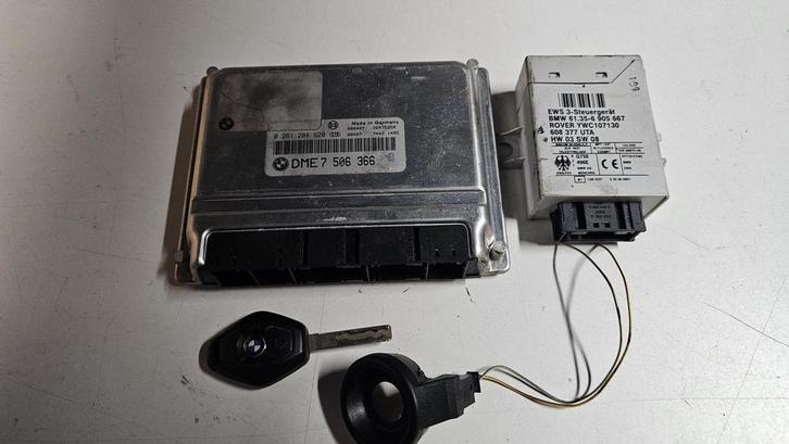 Startset Contactslot + ECU EWS BMW X5 E53 M62 4.4 1214750636, Autos : Pièces & Accessoires, Électronique & Câbles, BMW, Utilisé