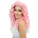 Exclusieve Diva Drag pruik lace front lang haar met spiraalk, Verzenden, Nieuw