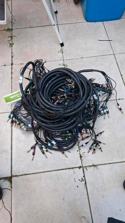 Lot multicore snake kabels, Muziek en Instrumenten, Kabels en Stekkers, Zo goed als nieuw, Apparatuur, Ophalen