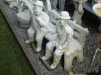 stenen beeld van LAUREL EN HARDY, Tuin en Terras, Ophalen, Nieuw, Steen, Mensenbeeld
