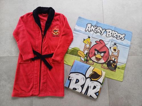 Badjas en dekbedovertrek angry birds, Kinderen en Baby's, Kinderkamer | Beddengoed, Gebruikt, Dekbedovertrek, Ophalen