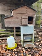 Kippenhok, drinkemmer en voederbak, Dieren en Toebehoren, Ophalen, Gebruikt