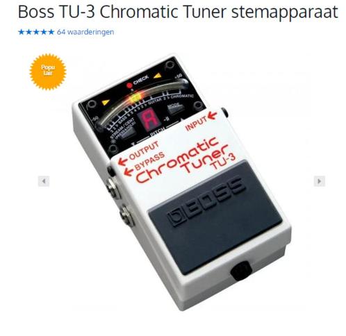 Boss TU-3 Chromatic tuner pedaal, Muziek en Instrumenten, Effecten, Nieuw, Ophalen