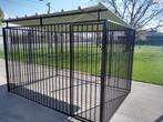 hondenren kennel hondenrennen kennelpaneel ZWART, Hondenkennel, 110 cm of meer, 100 cm of meer, Nieuw