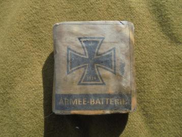 pile de 4.5 v pour lampe de poche allemande ww1 datée 1914   beschikbaar voor biedingen