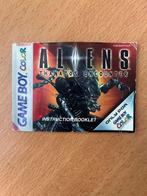 Manuel original Aliens Thanatos Encounter Game Boy Color GBC, Ophalen of Verzenden, Zo goed als nieuw