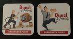 Duvel bierviltjes brandweer puurs nieuwe versie, Verzamelen, Ophalen of Verzenden, Zo goed als nieuw, Duvel