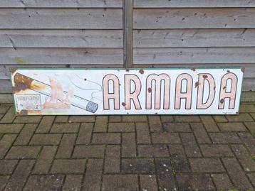 Emaille reclamebord Armada 1961 beschikbaar voor biedingen