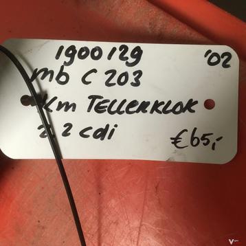 Mercedes c203 2.2cdi 2002 km tellerklok beschikbaar voor biedingen