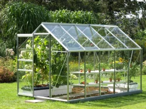 Glazen tuinkas, nog nieuw in verpakking, Tuin en Terras, Kassen, Nieuw, Kweekkas, Aluminium, Glas, Ophalen